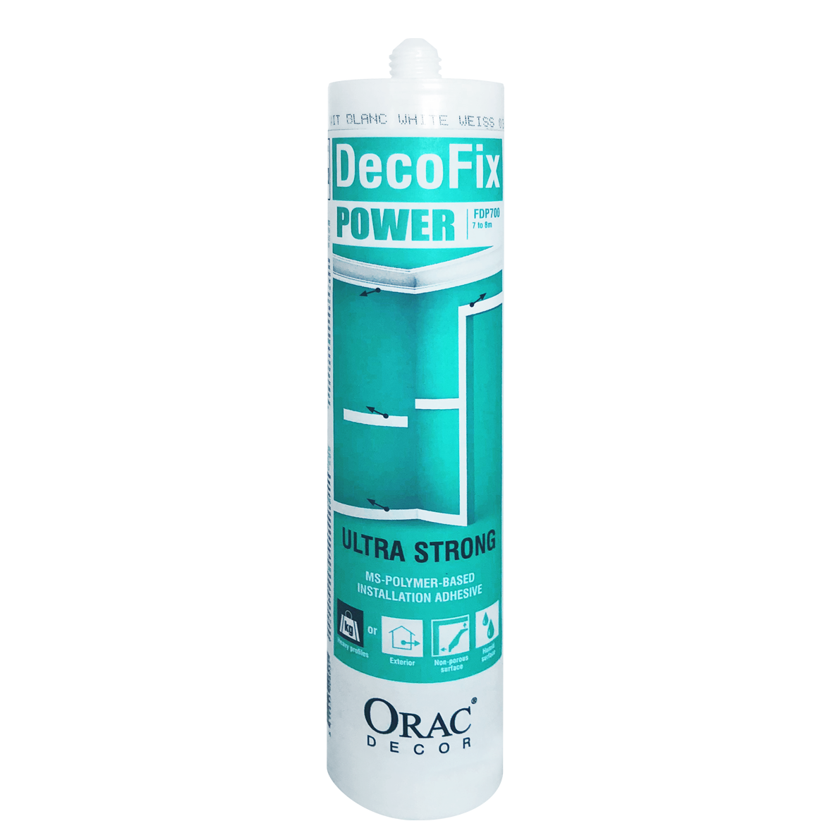 Coving Cornice adhesive FDP700 DecoFix Hydro